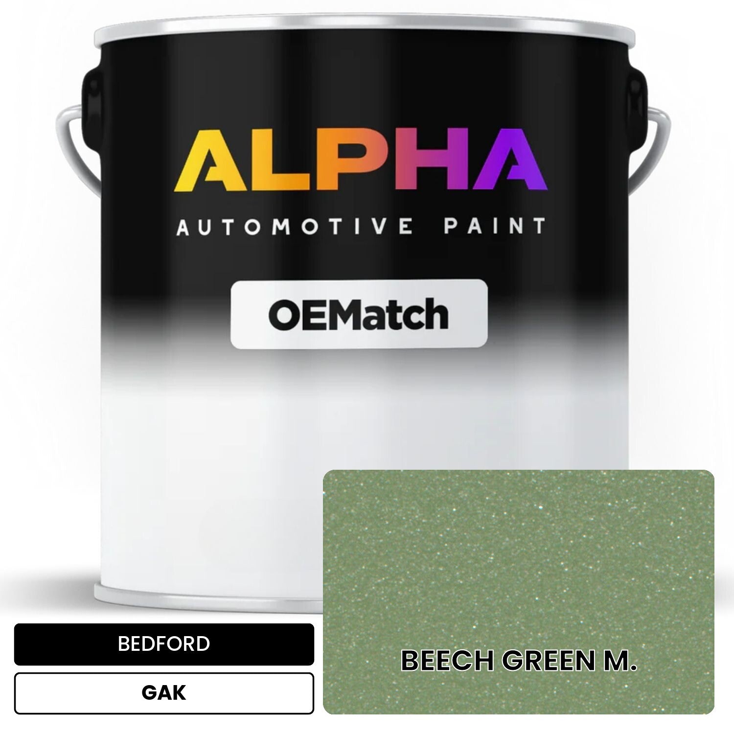 BEDFORD BEECH GREEN M. GAK OEMatch Basecoat