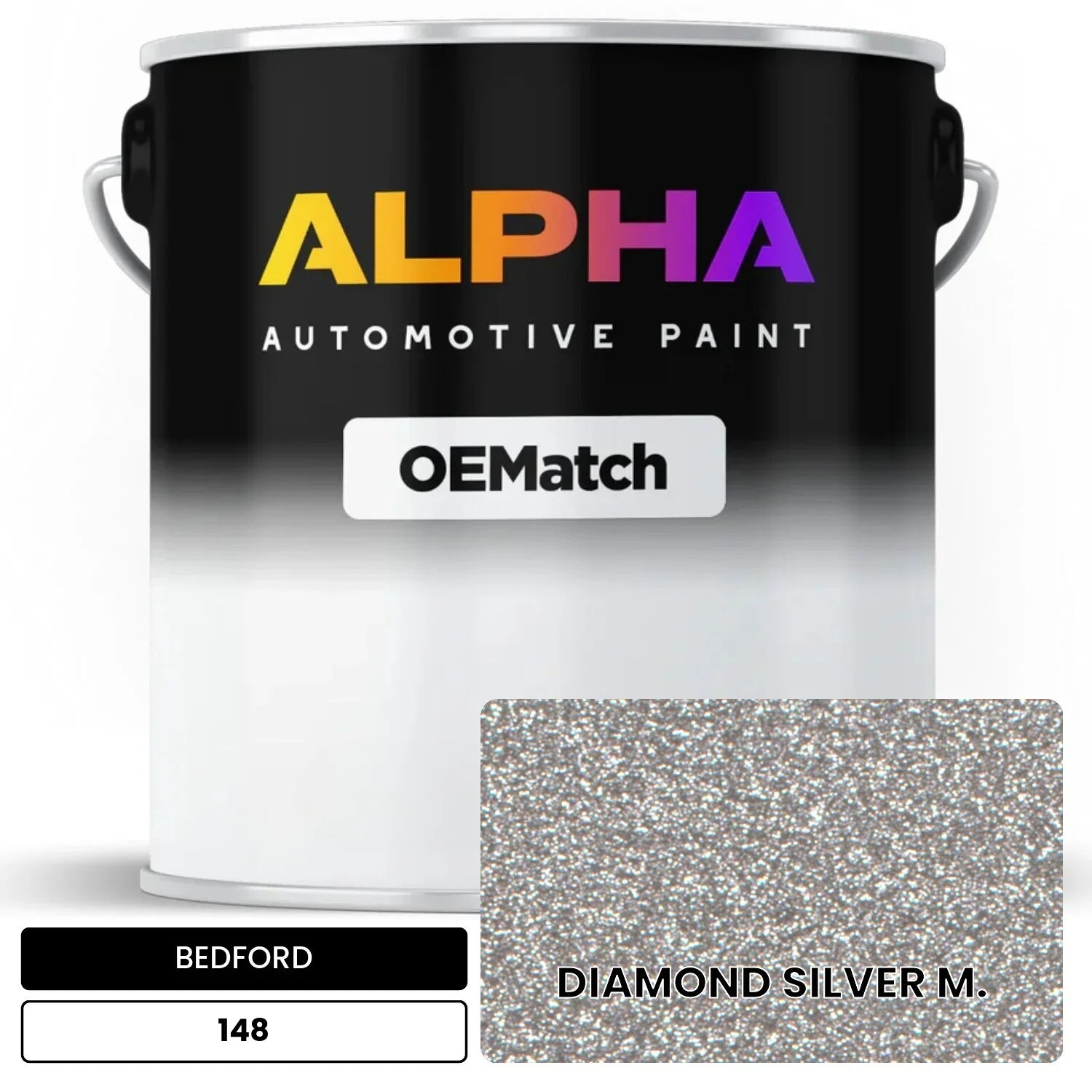 BEDFORD DIAMOND SILVER M. 148 OEMatch Basecoat