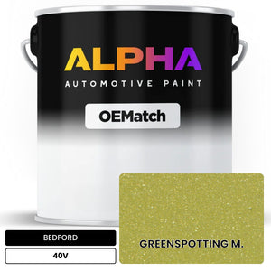 VAUXHALL GREENSPOTTING M. 40V | OEMatch Automotive Basecoat