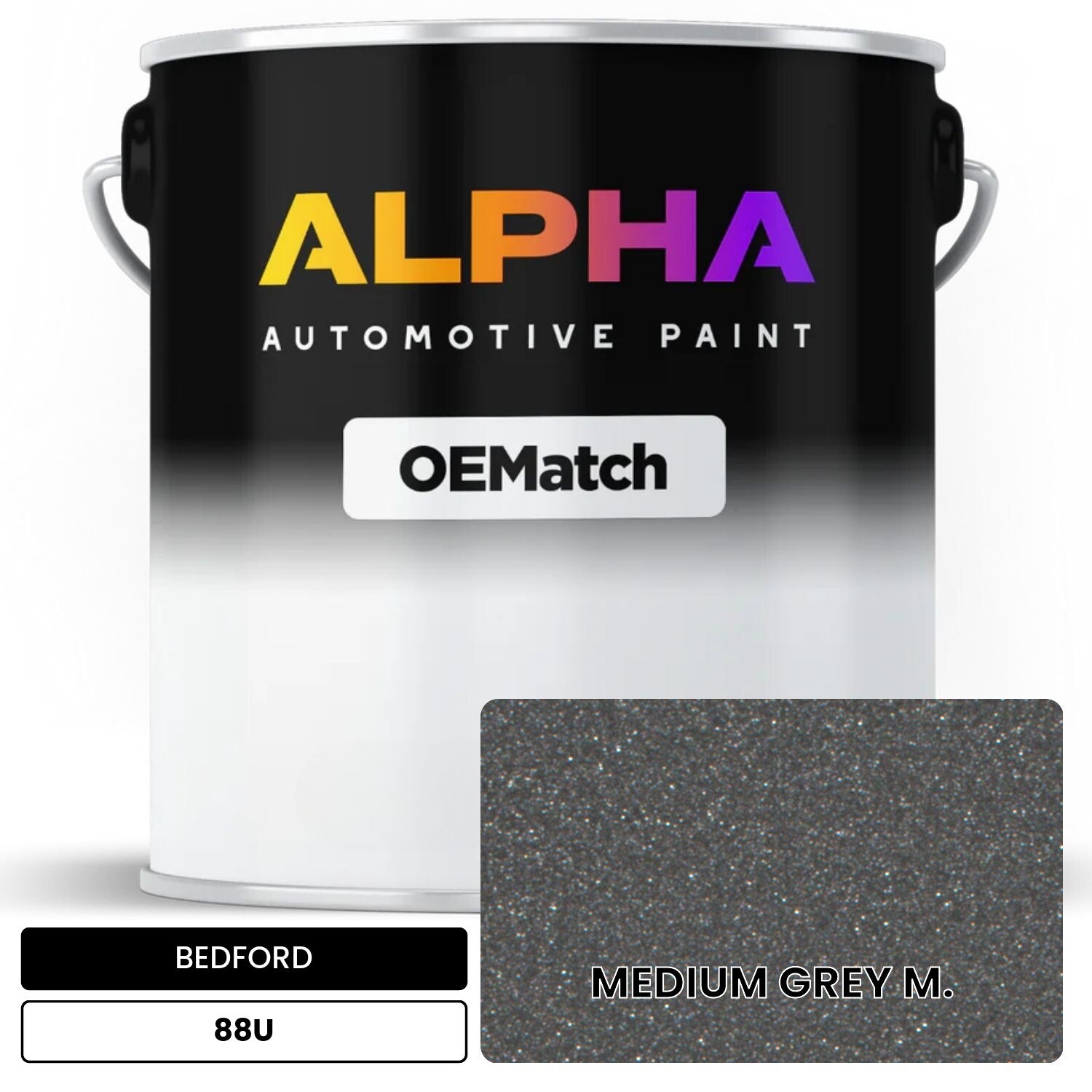 BEDFORD MEDIUM GREY M. 88U OEMatch Basecoat