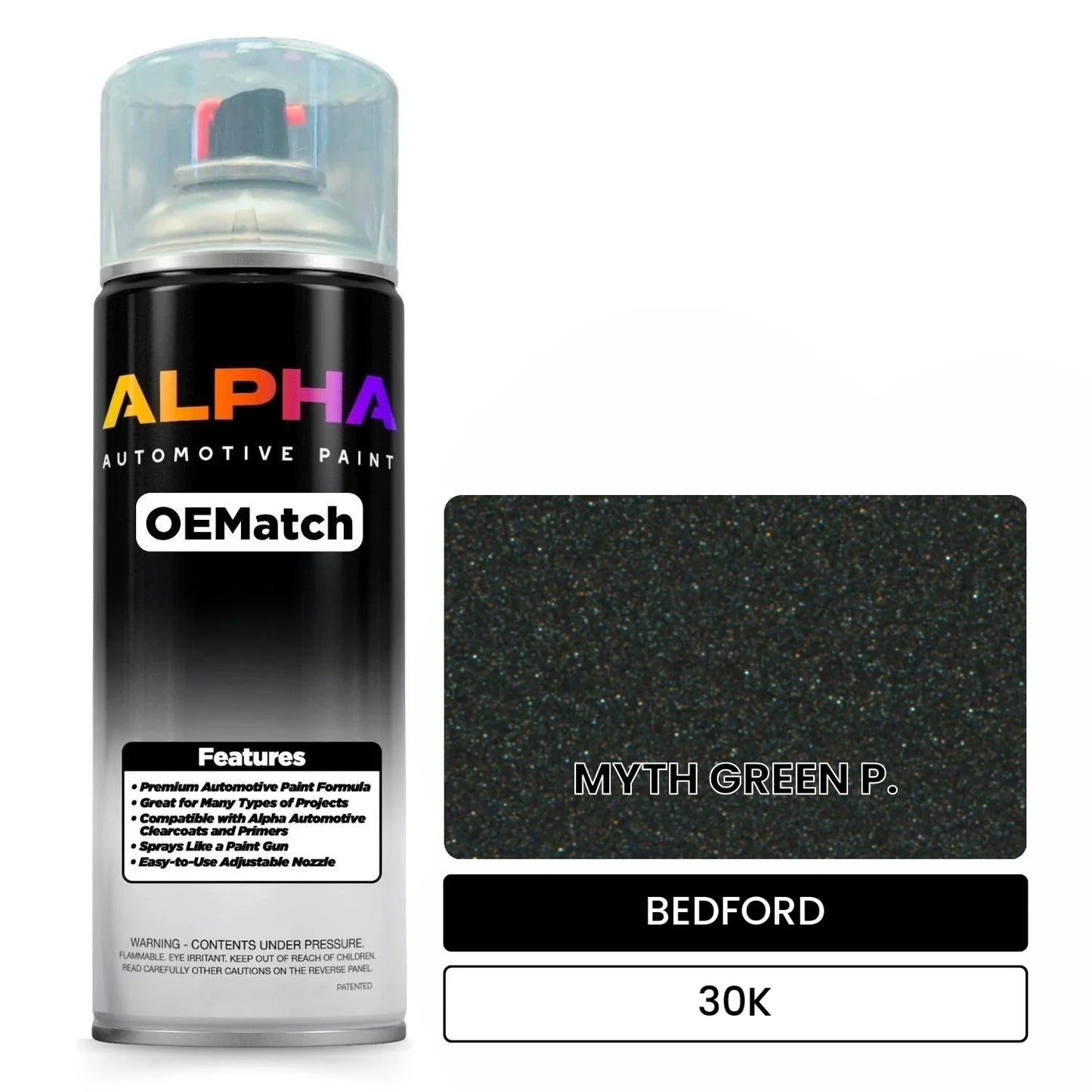 BEDFORD MYTH GREEN P. 30K OEMatch Spraycan