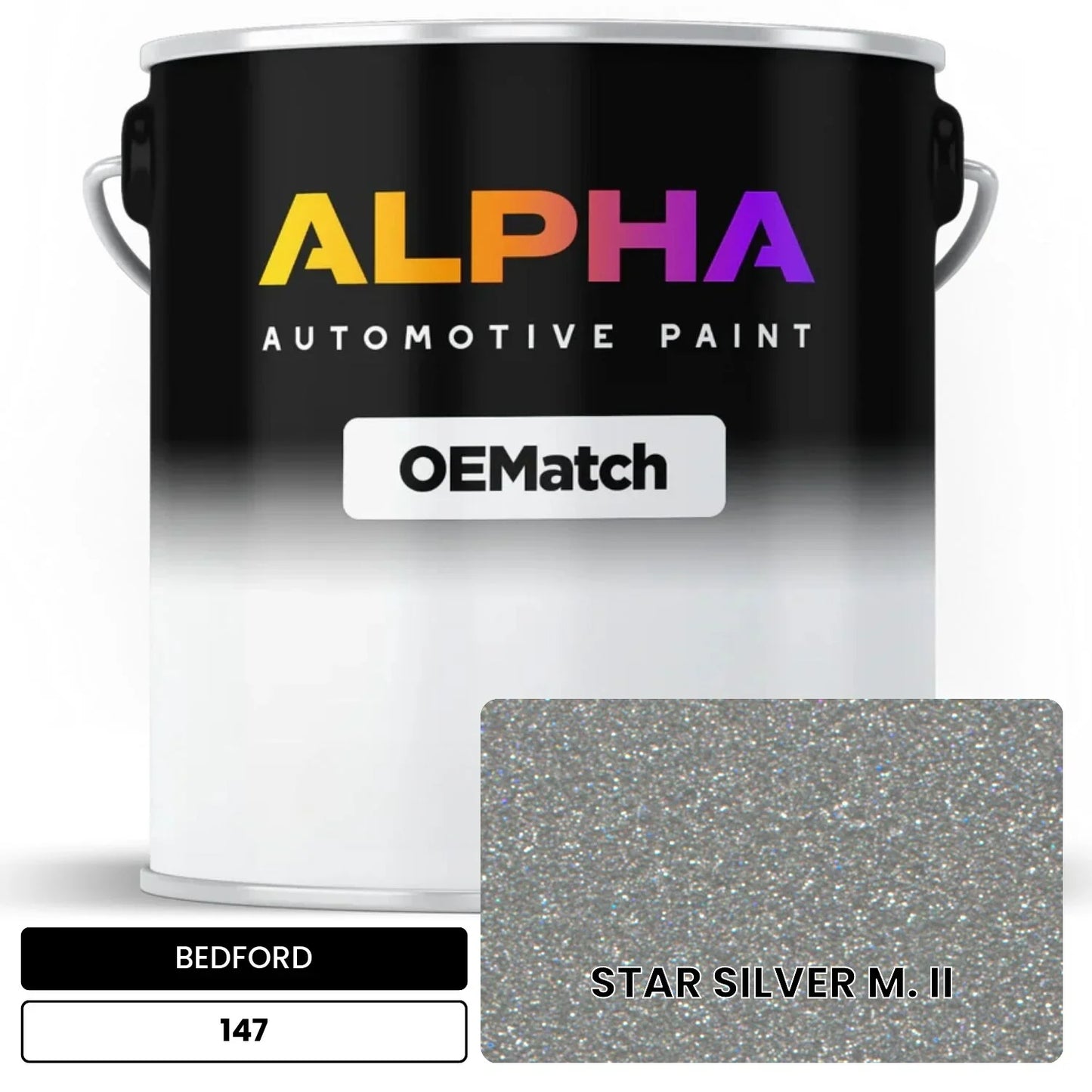 BEDFORD STAR SILVER M. II 147 OEMatch Basecoat