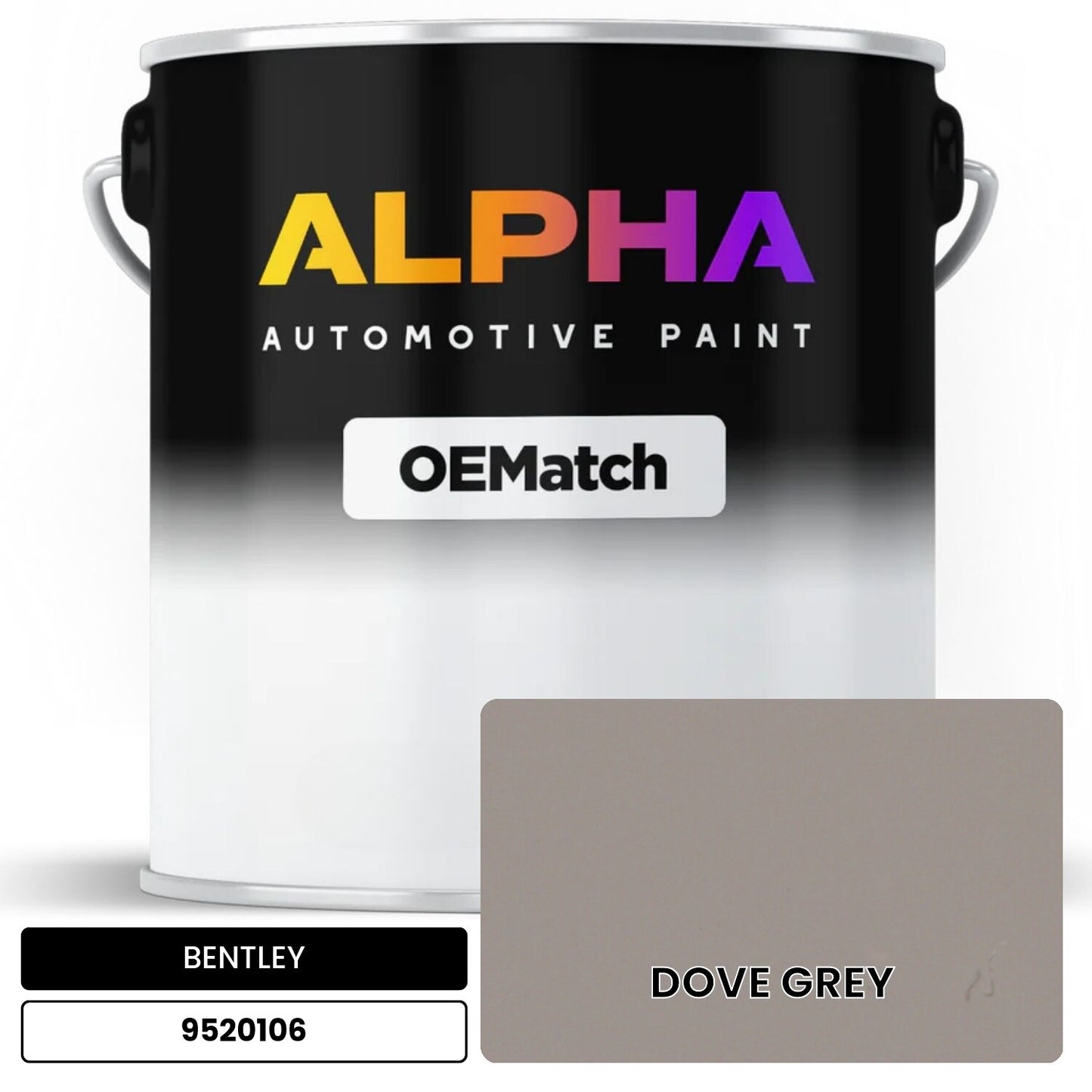BENTLEY DOVE GREY 9520106 OEMatch Basecoat