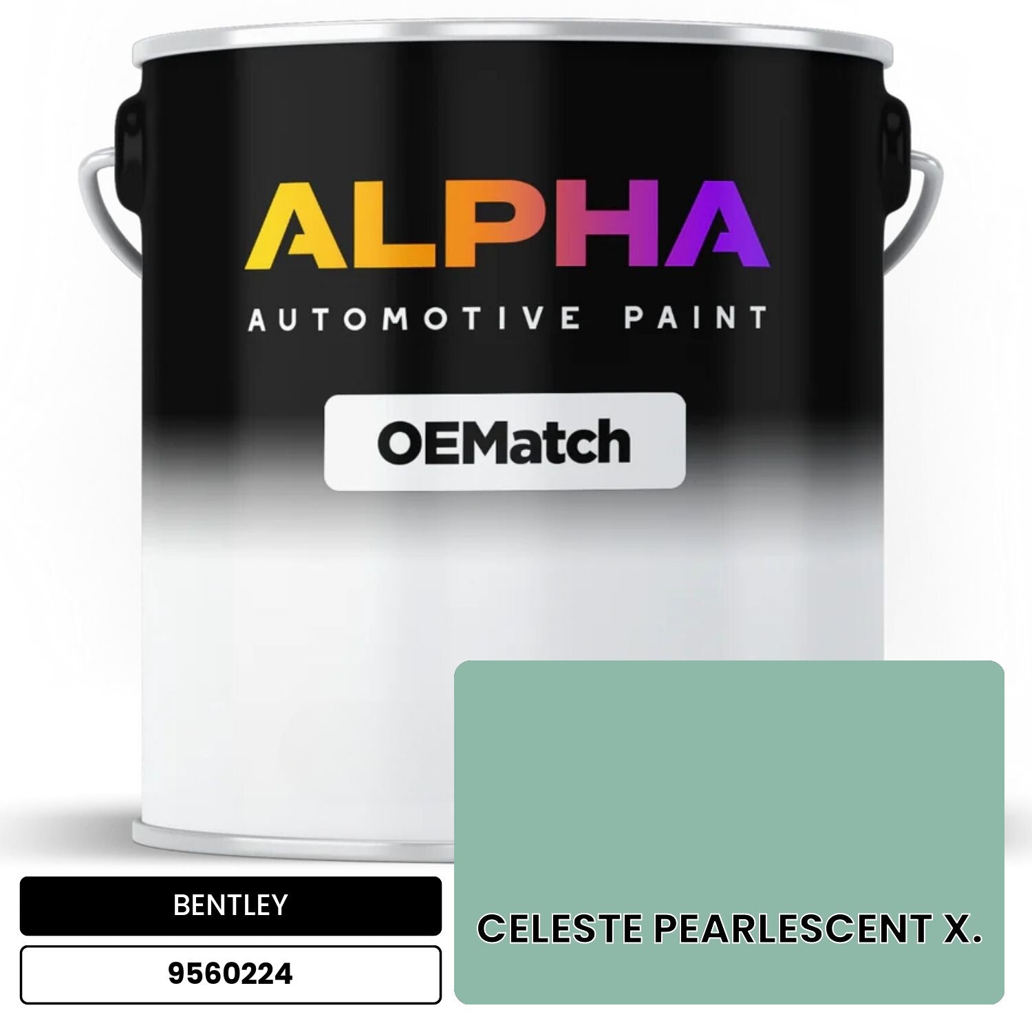 BENTLEY CELESTE PEARLESCENT X. 9560224 OEMatch Basecoat