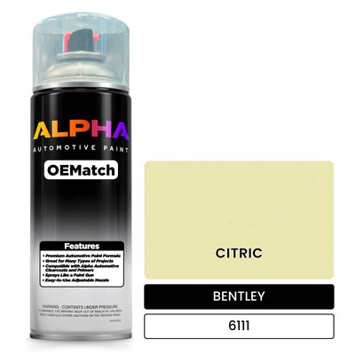 BENTLEY CITRIC 6111 | OEMatch Automotive Spraycan