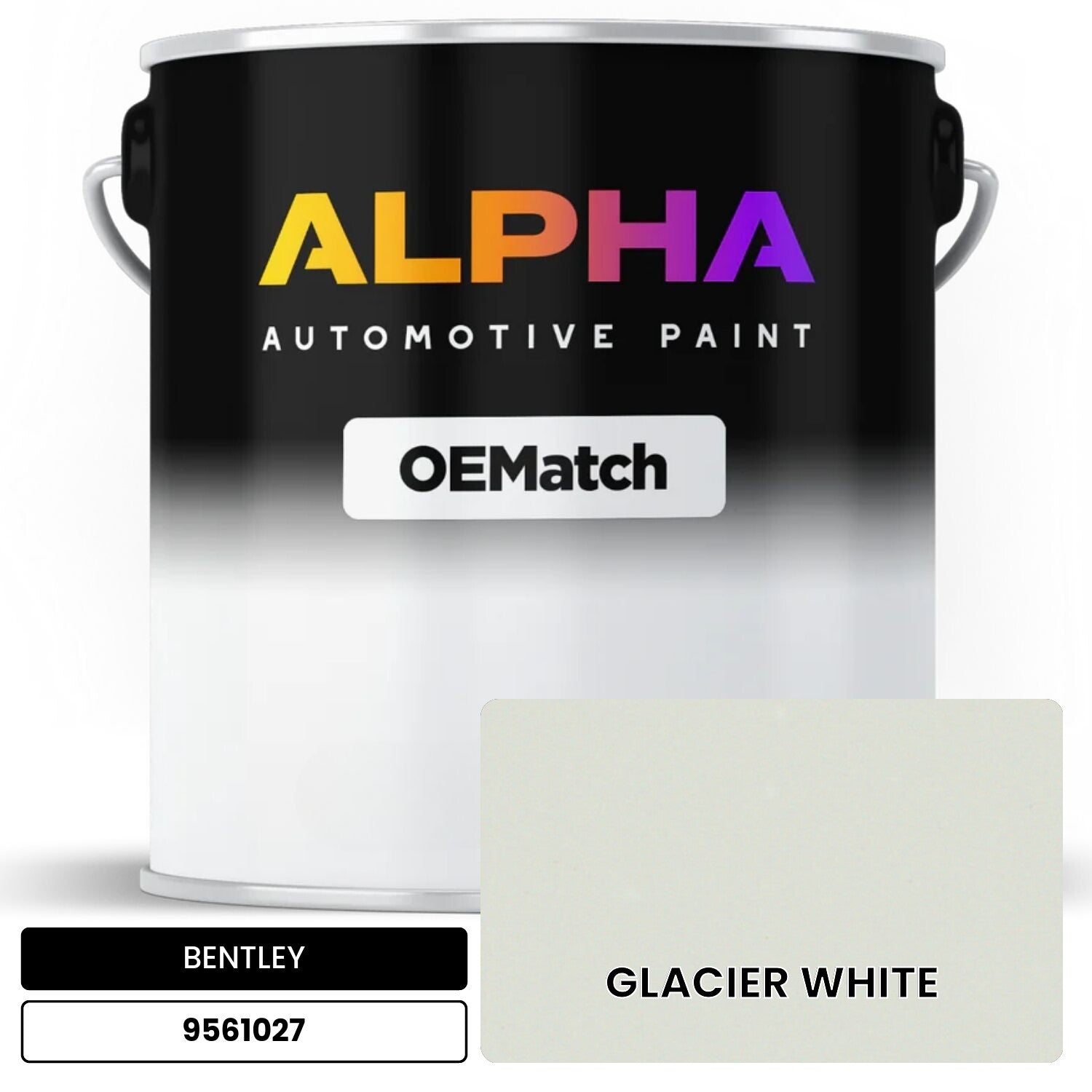 BENTLEY GLACIER WHITE 9561027 OEMatch Basecoat
