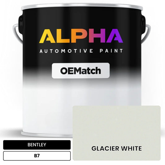 BENTLEY GLACIER WHITE B7 OEMatch Basecoat