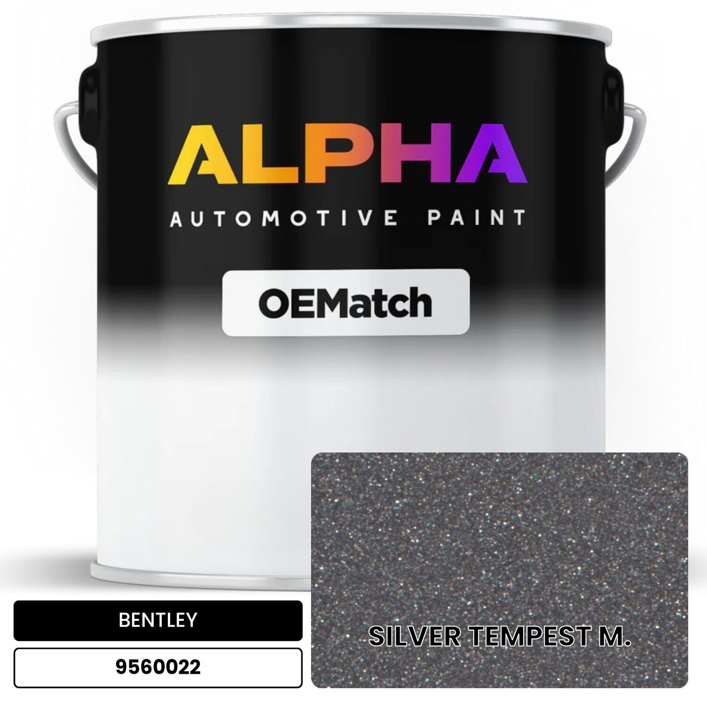 BENTLEY SILVER TEMPEST M. 9560022 OEMatch Basecoat