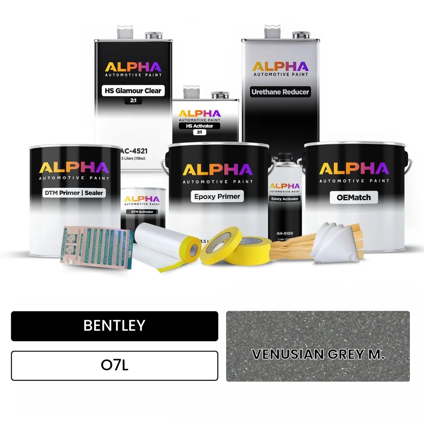 BENTLEY VENUSIAN GREY M. O7L OEMatch Vehicle Paint Kit