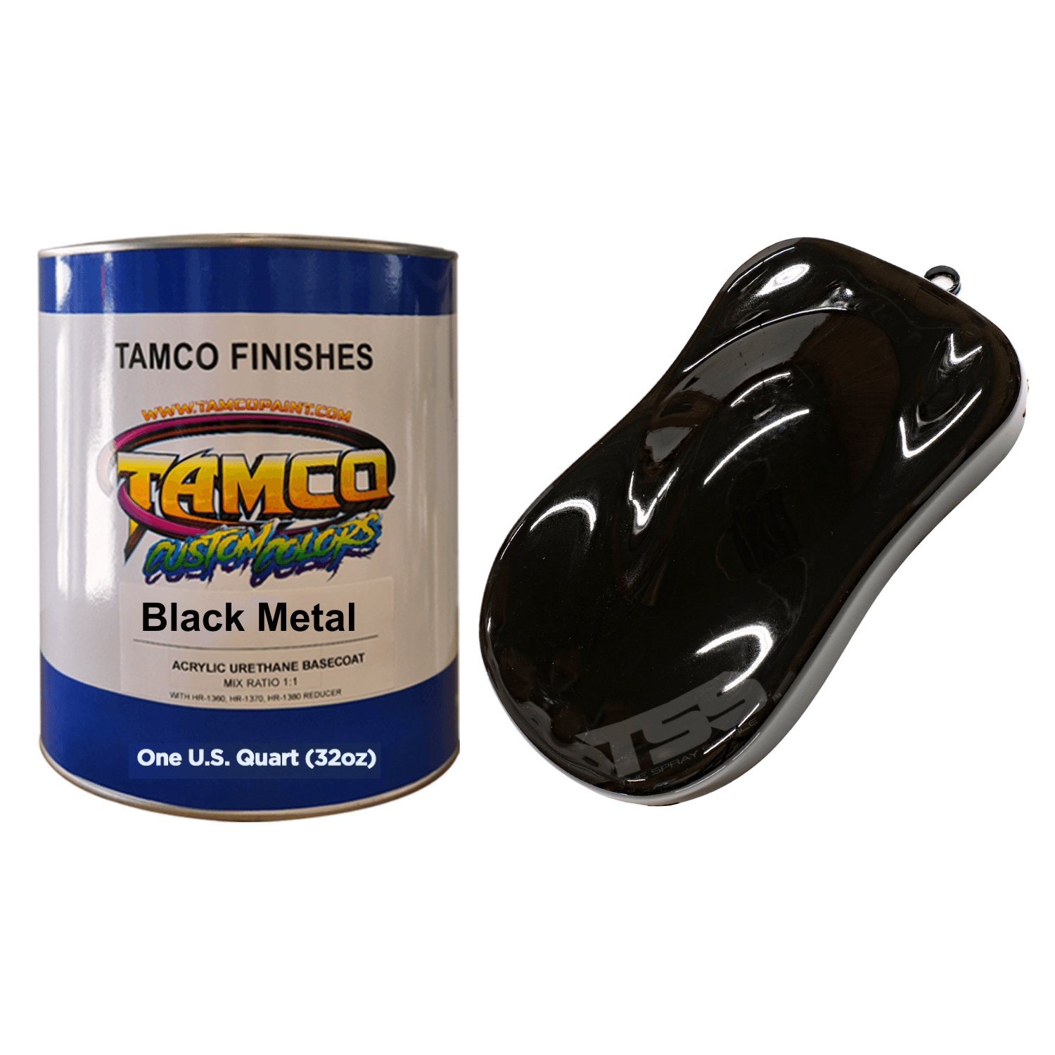 Black Metal Candy Pearl Basecoat - Tamco Paint