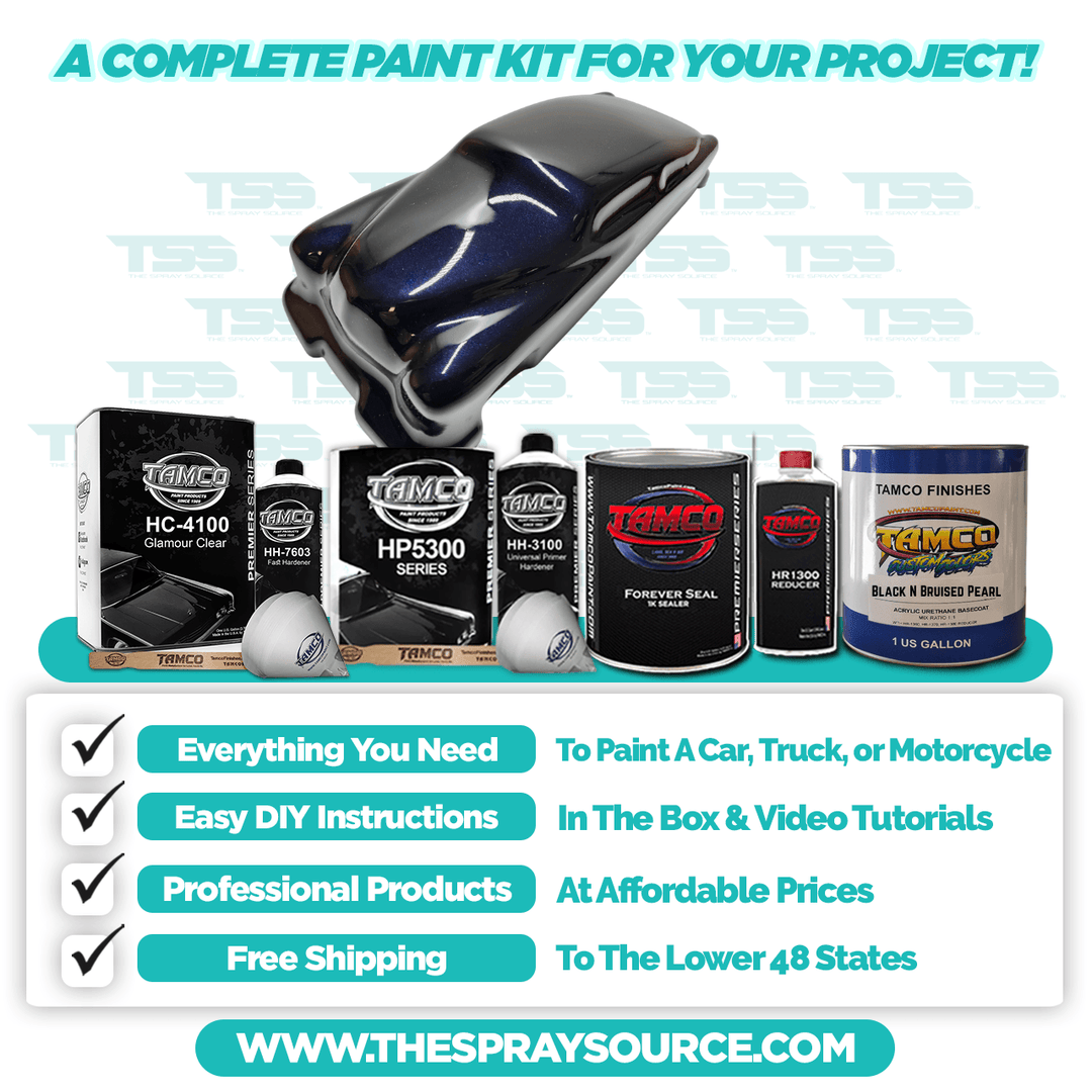 Black N Bruised Car Kit (Black Ground Coat) - The Spray Source - Tamco Paint