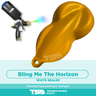 Bling Me The Horizon Pre-Sprayed Speedshape Paint Sample (White Ground Coat) - The Spray Source - Tamco Paint