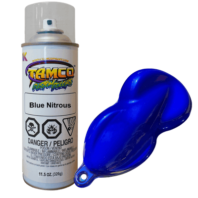 Blue Nitrous Spray Can - The Spray Source - Tamco Paint