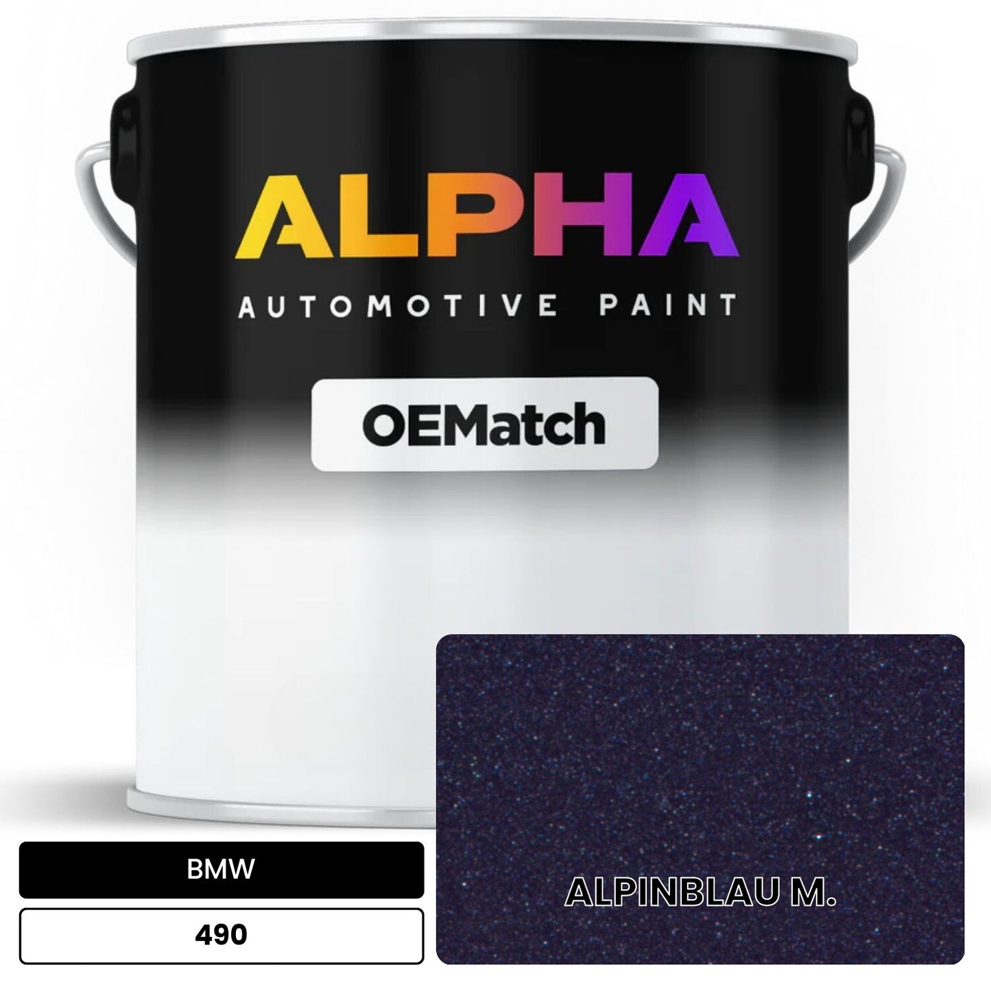 BMW ALPINBLAU M. 490 OEMatch Basecoat