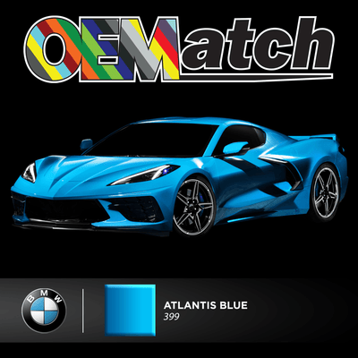BMW Atlantis Blue | OEM Drop-In Pigment - The Spray Source - Alpha Pigments
