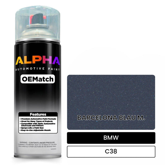 BMW BARCELONA BLAU M. C38 OEMatch Spraycan