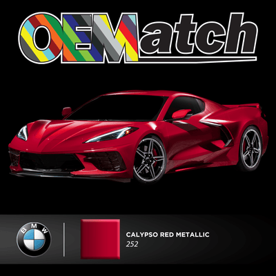 BMW Calypso Red Metallic | OEM Drop-In Pigment - The Spray Source - Alpha Pigments