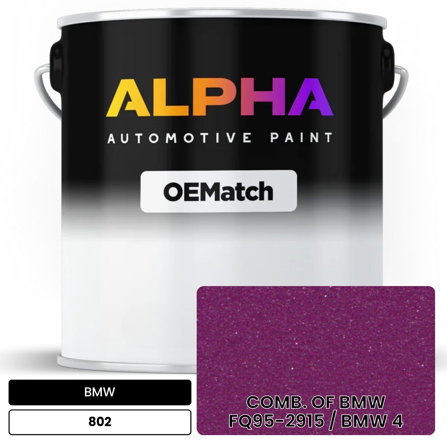 BMW COMB. OF BMW FQ95-2915 / BMW 4 802 OEMatch Basecoat
