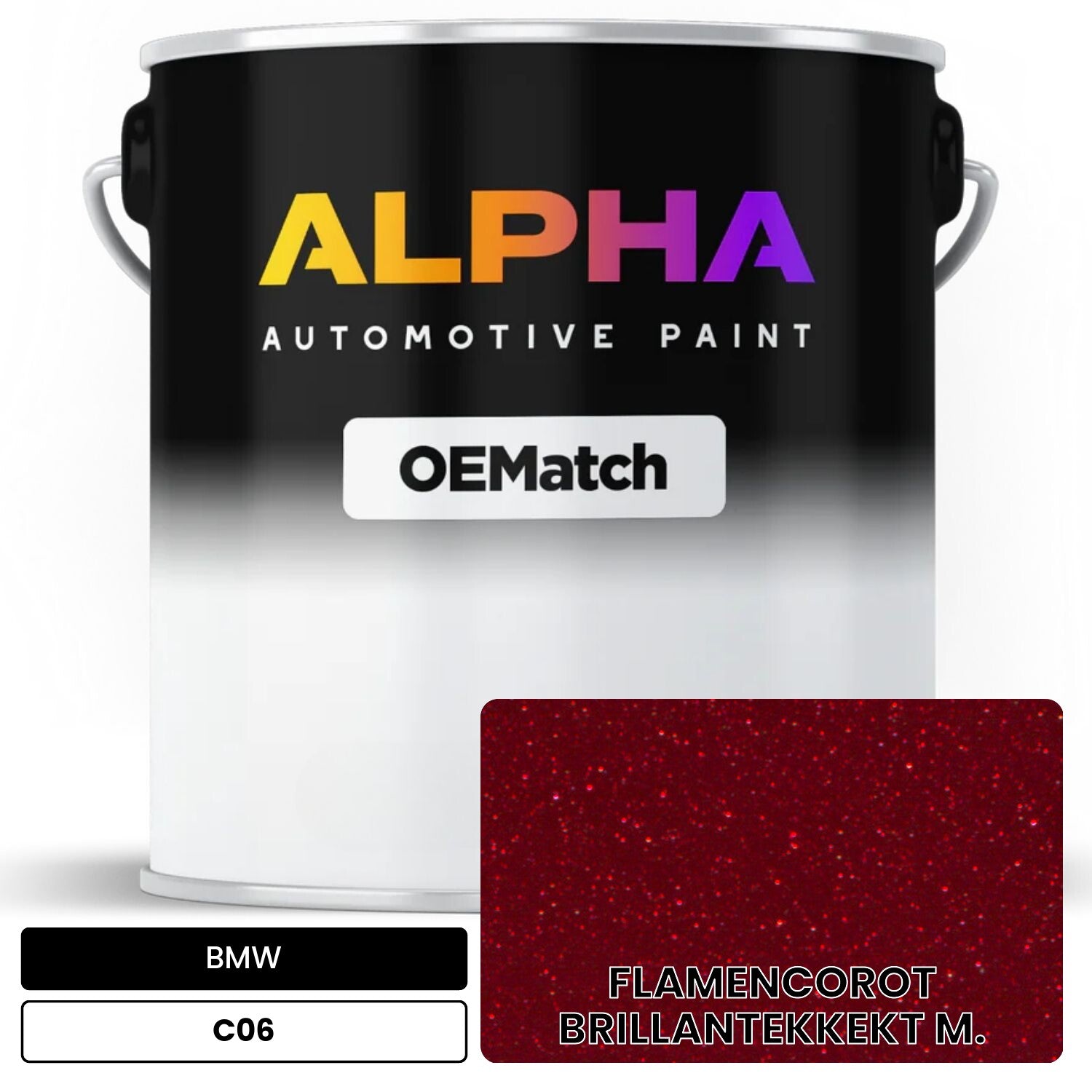 BMW FLAMENCOROT BRILLANTEKKEKT M. C06 OEMatch Basecoat