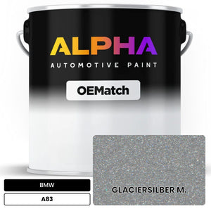 BMW GLACIERSILBER M. A83 | OEMatch Automotive Basecoat