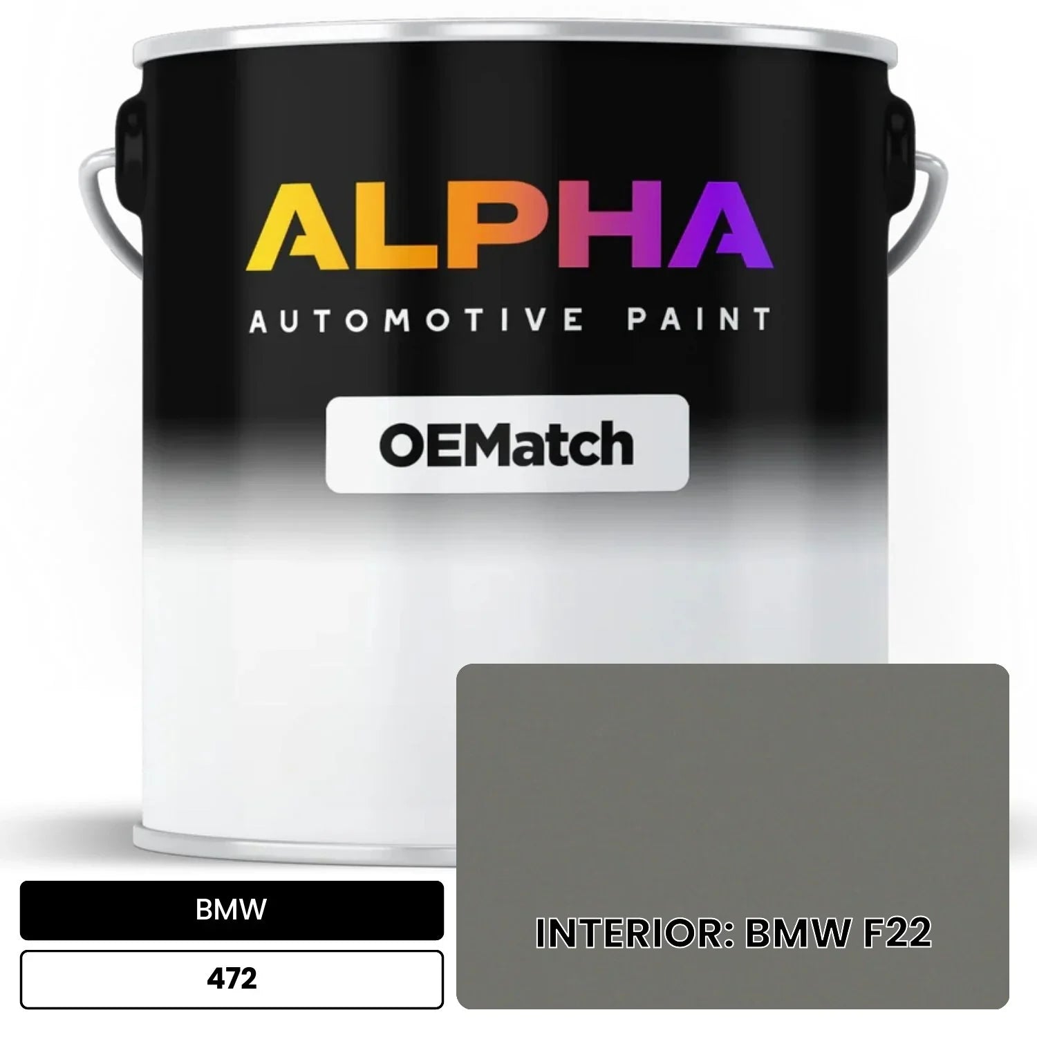 BMW INTERIOR: BMW F22 472 OEMatch Basecoat