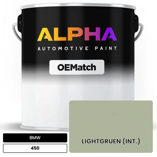 BMW LIGHTGRUEN (INT.) 450 OEMatch Basecoat