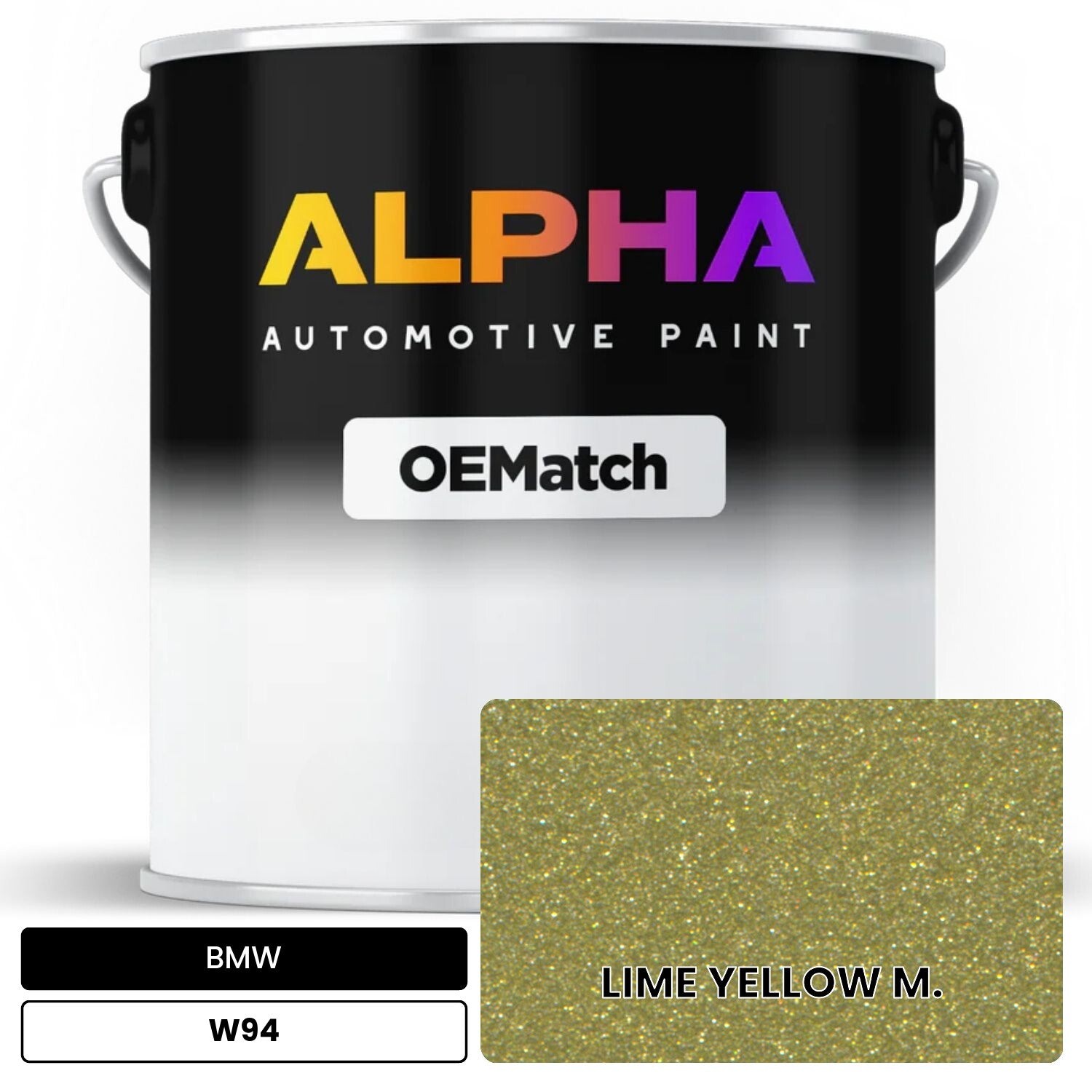 BMW LIME YELLOW M. W94 OEMatch Basecoat