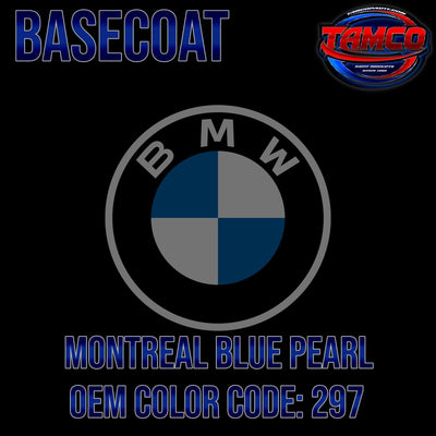 BMW Montreal Blue Pearl | 297 | 1995-2000 | OEM Basecoat - The Spray Source - Tamco Paint Manufacturing