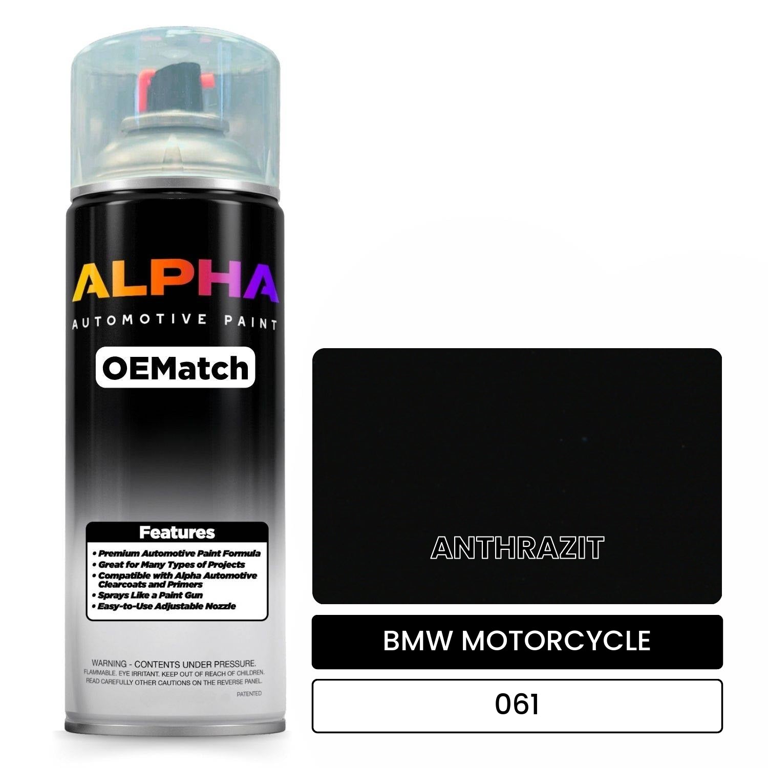 BMW MOTORCYCLE ANTHRAZIT 061 OEMatch Spraycan