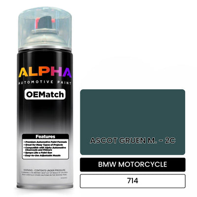 BMW MOTORCYCLE ASCOT GRUEN M. - 2C 714 | OEMatch Automotive Spraycan