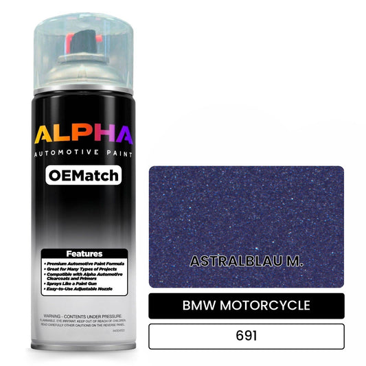 BMW MOTORCYCLE ASTRALBLAU M. 691 OEMatch Spraycan