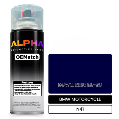 BMW MOTORCYCLE ROYAL BLUE M.-2C N41 | OEMatch Automotive Spraycan