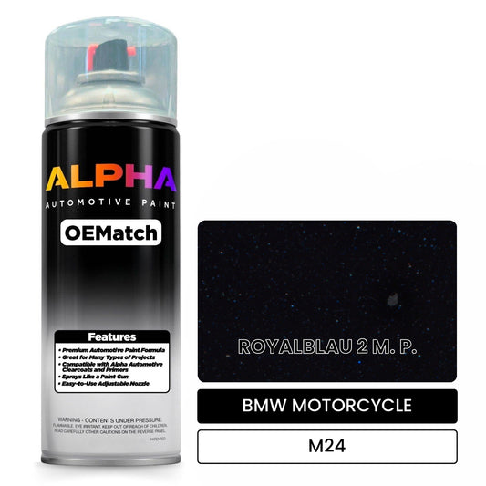 BMW MOTORCYCLE ROYALBLAU 2 M. P.  M24 OEMatch Spraycan