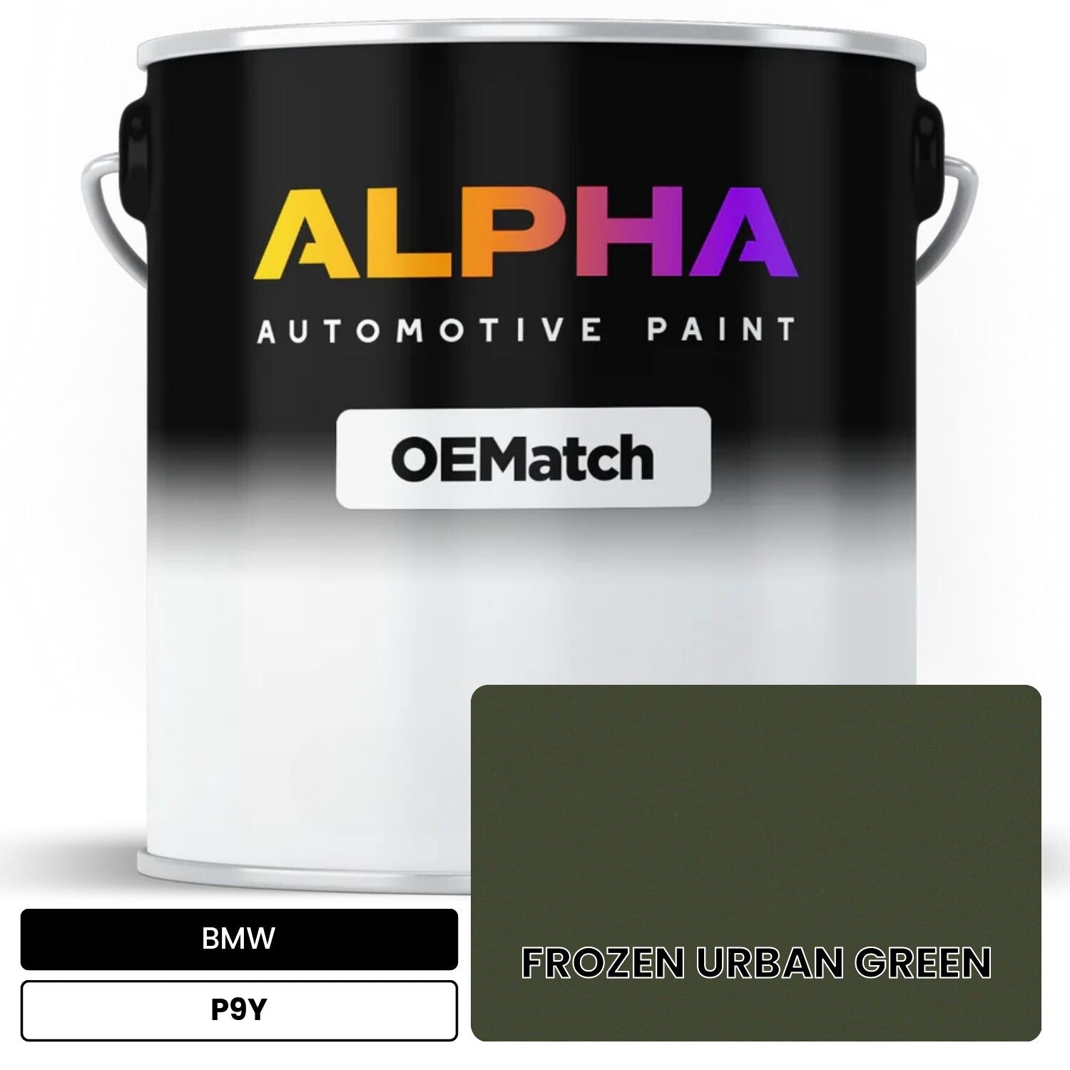 BMW FROZEN URBAN GREEN P9Y OEMatch Basecoat