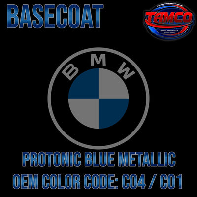 BMW Protonic Blue Metallic | C04 / C01 | 2015-2018 | OEM Basecoat - The Spray Source - Tamco Paint Manufacturing