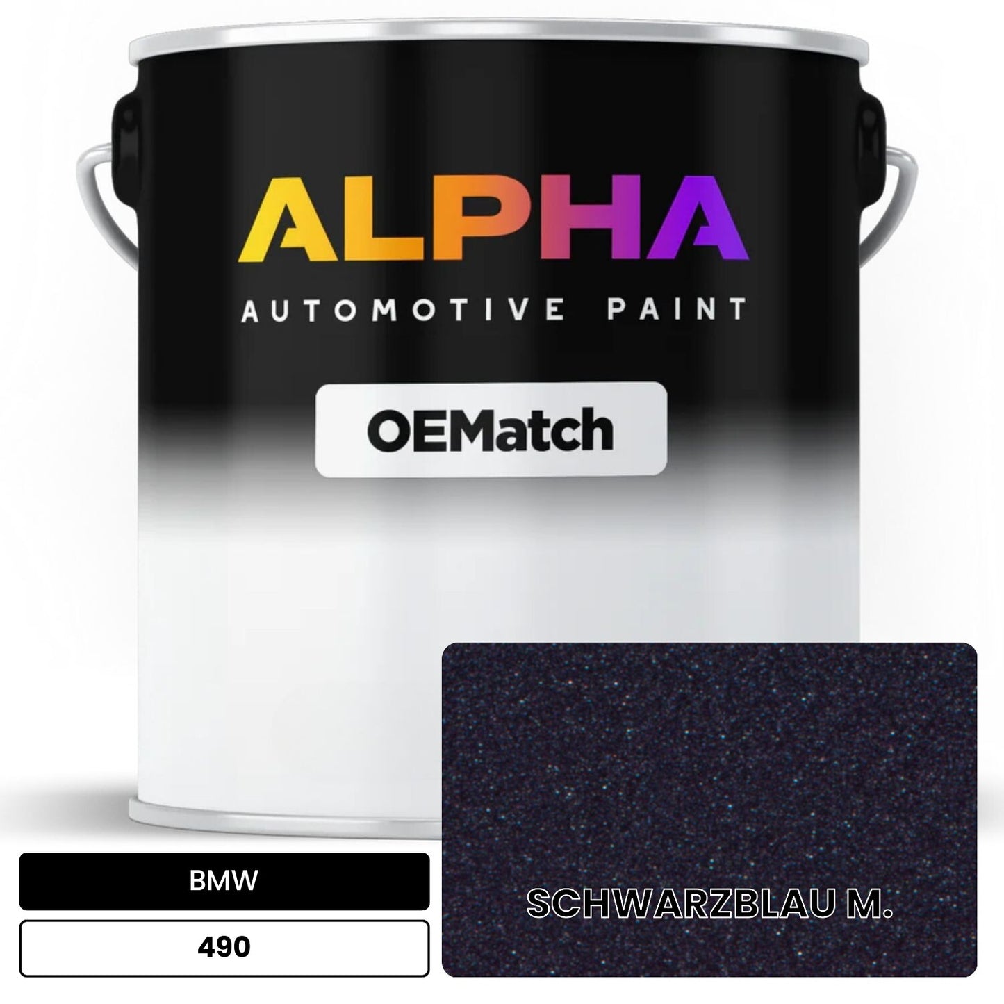 BMW SCHWARZBLAU M. 490 OEMatch Basecoat