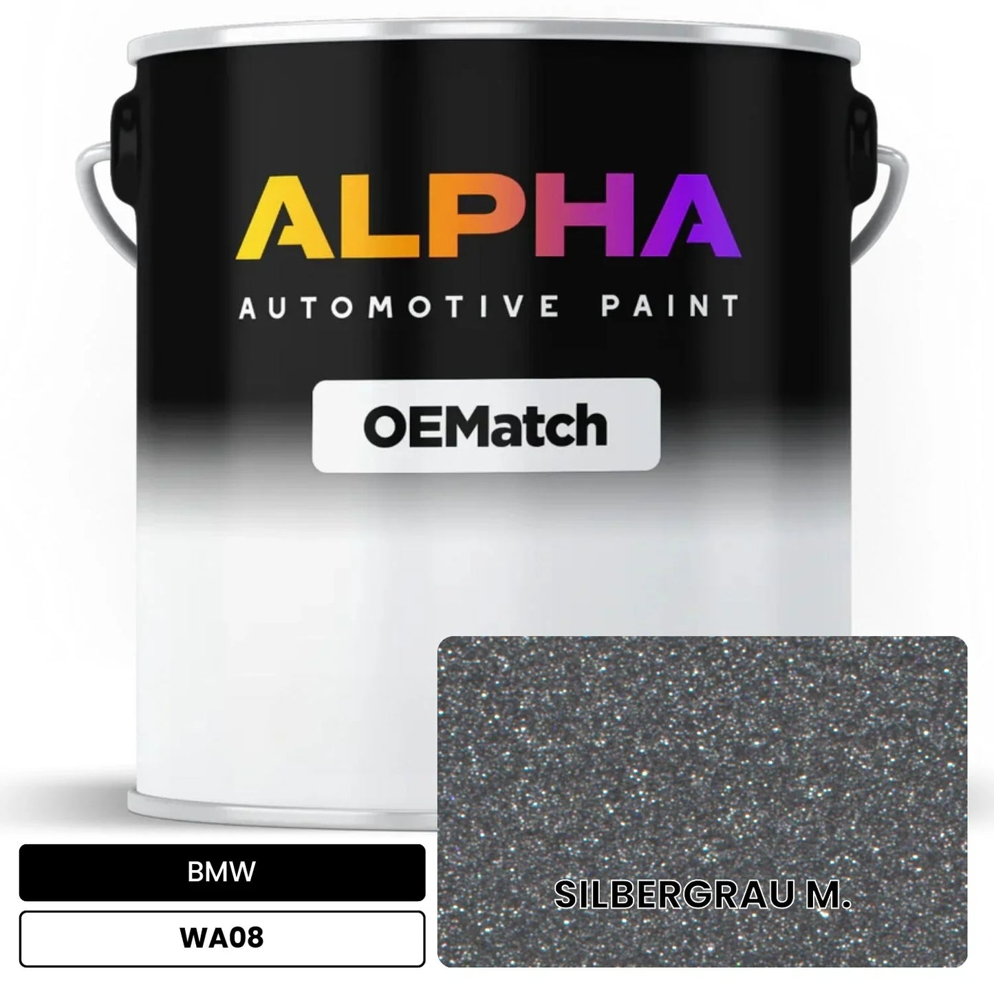 BMW SILBERGRAU M. WA08 OEMatch Basecoat