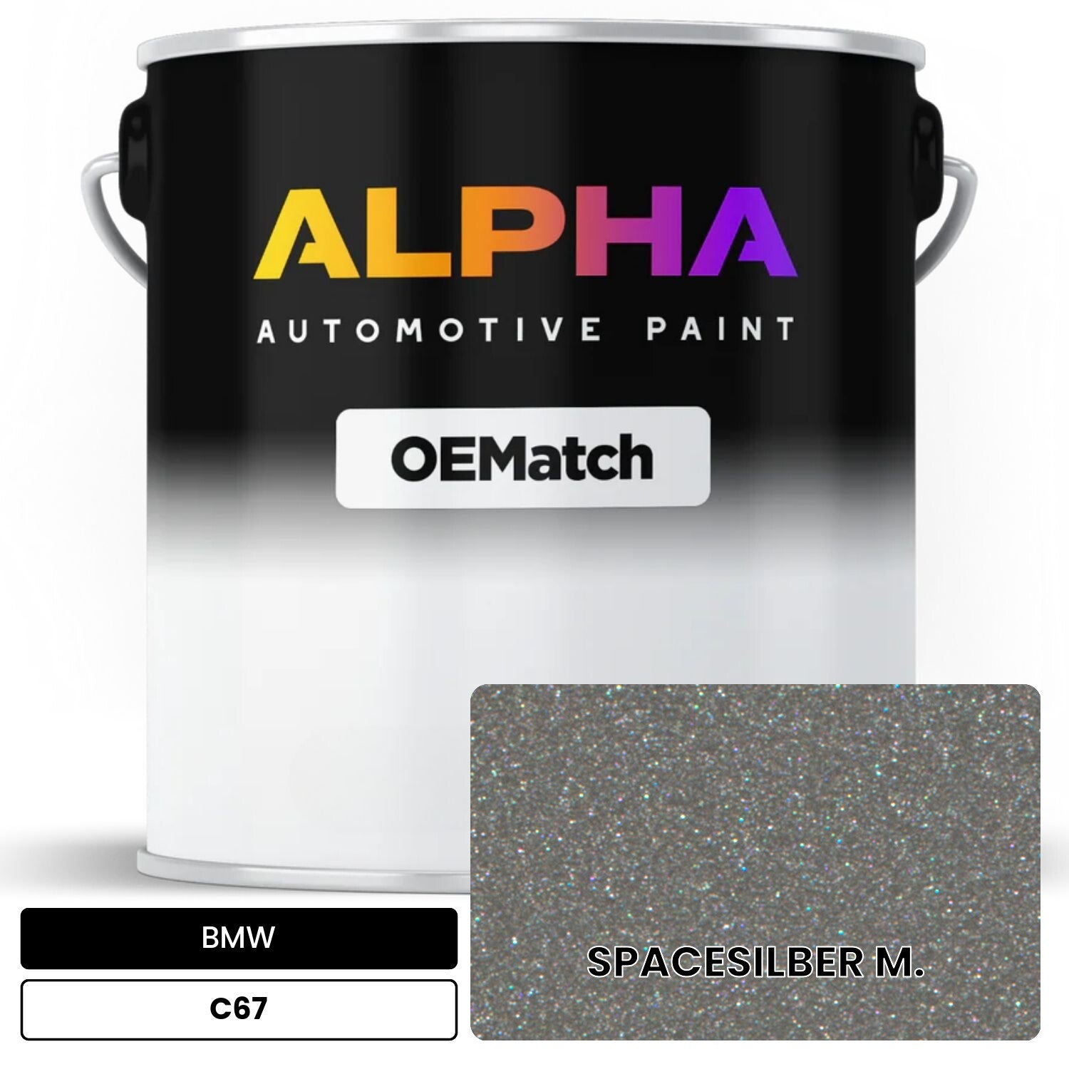 BMW SPACESILBER M. C67 OEMatch Basecoat