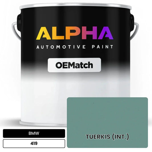 BMW TUERKIS (INT.) 419 OEMatch Basecoat