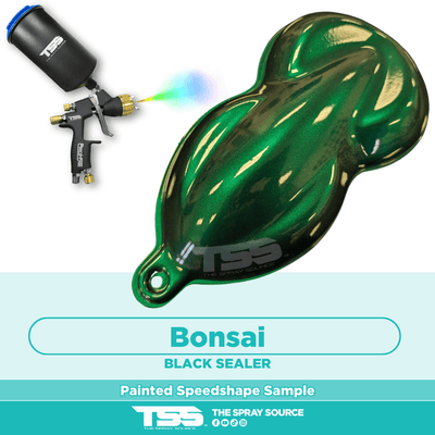 Bonsai Pre-Sprayed Speedshape Paint Sample (Black Ground Coat) - The Spray Source - Alpha Pigments