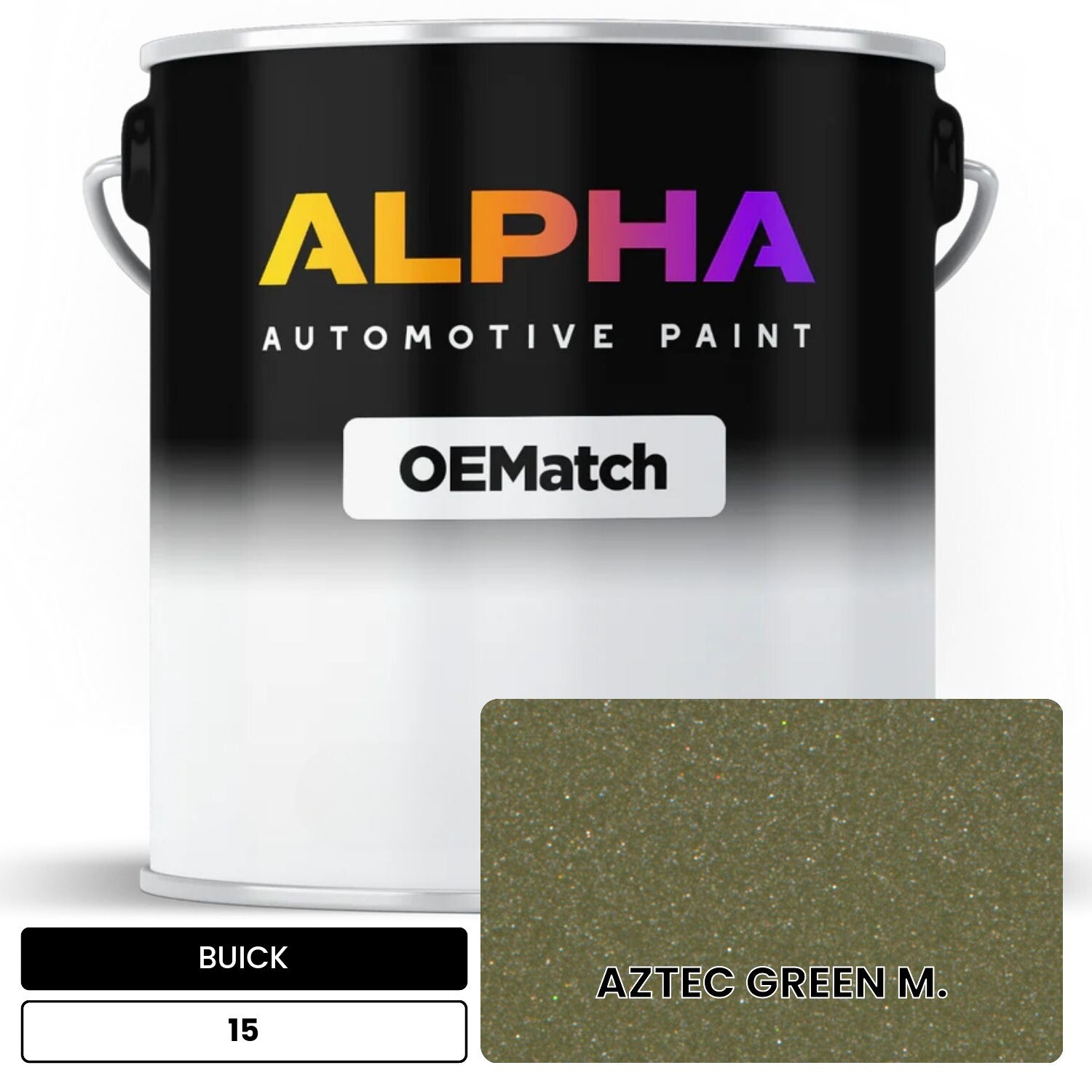 BUICK AZTEC GREEN M. 15 OEMatch Basecoat