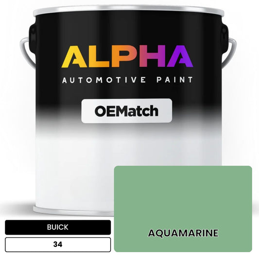 BUICK AQUAMARINE 34 OEMatch Basecoat