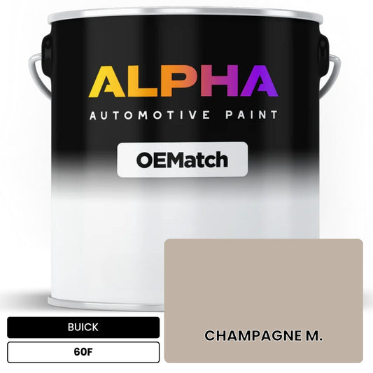 BUICK CHAMPAGNE M. 60F OEMatch Basecoat