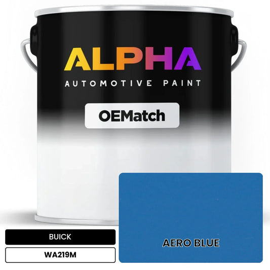 BUICK AERO BLUE WA219M OEMatch Basecoat