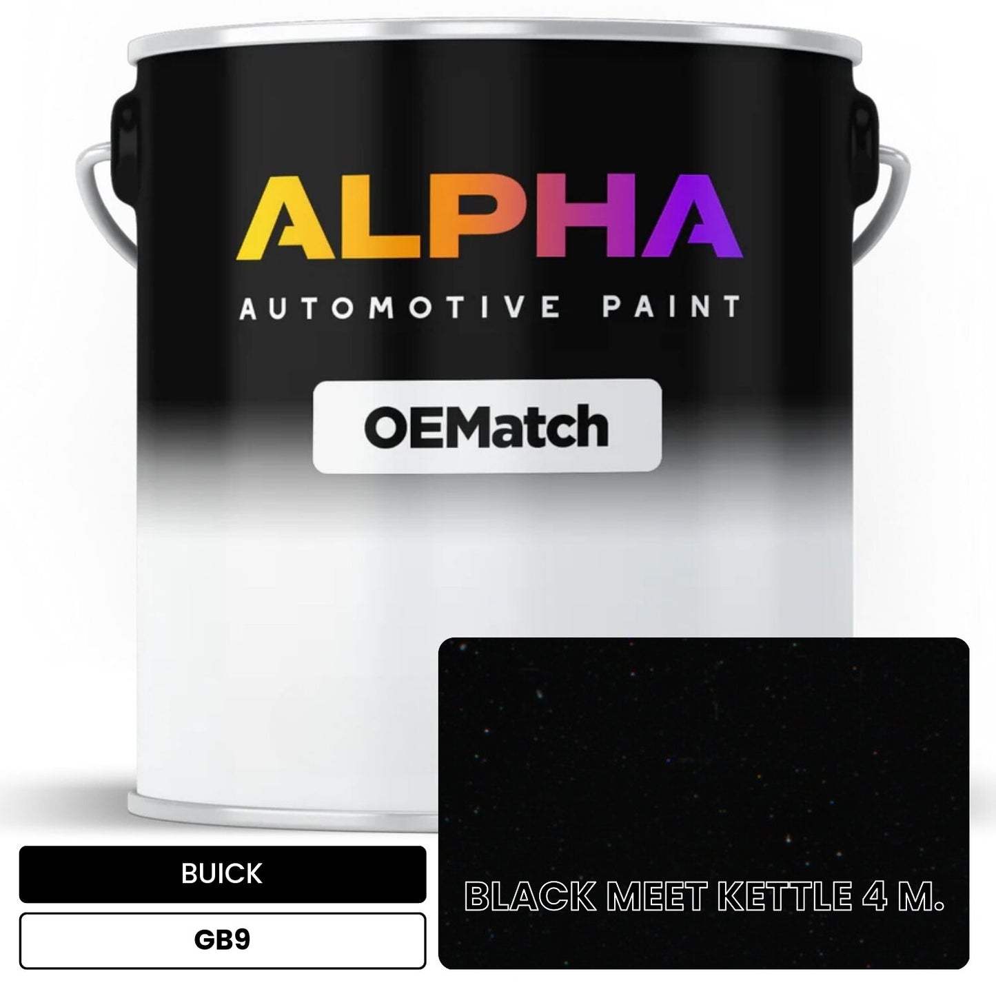 BUICK BLACK MEET KETTLE 4 M. GB9 OEMatch Basecoat