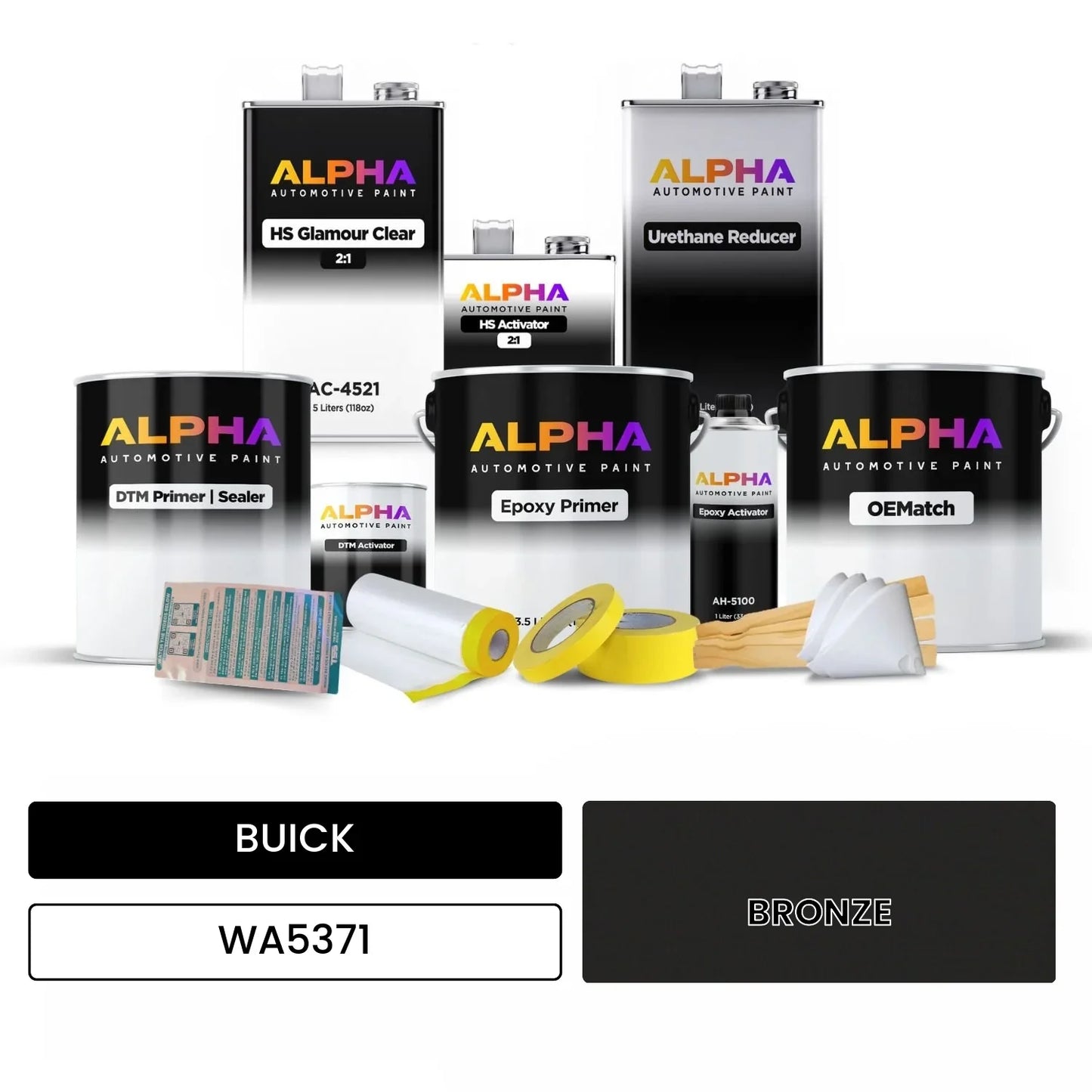 BUICK BRONZE WA5371 OEMatch Vehicle Paint Kit