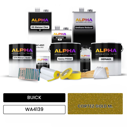 BUICK CORTEZ GOLD M. WA4139 OEMatch Vehicle Paint Kit