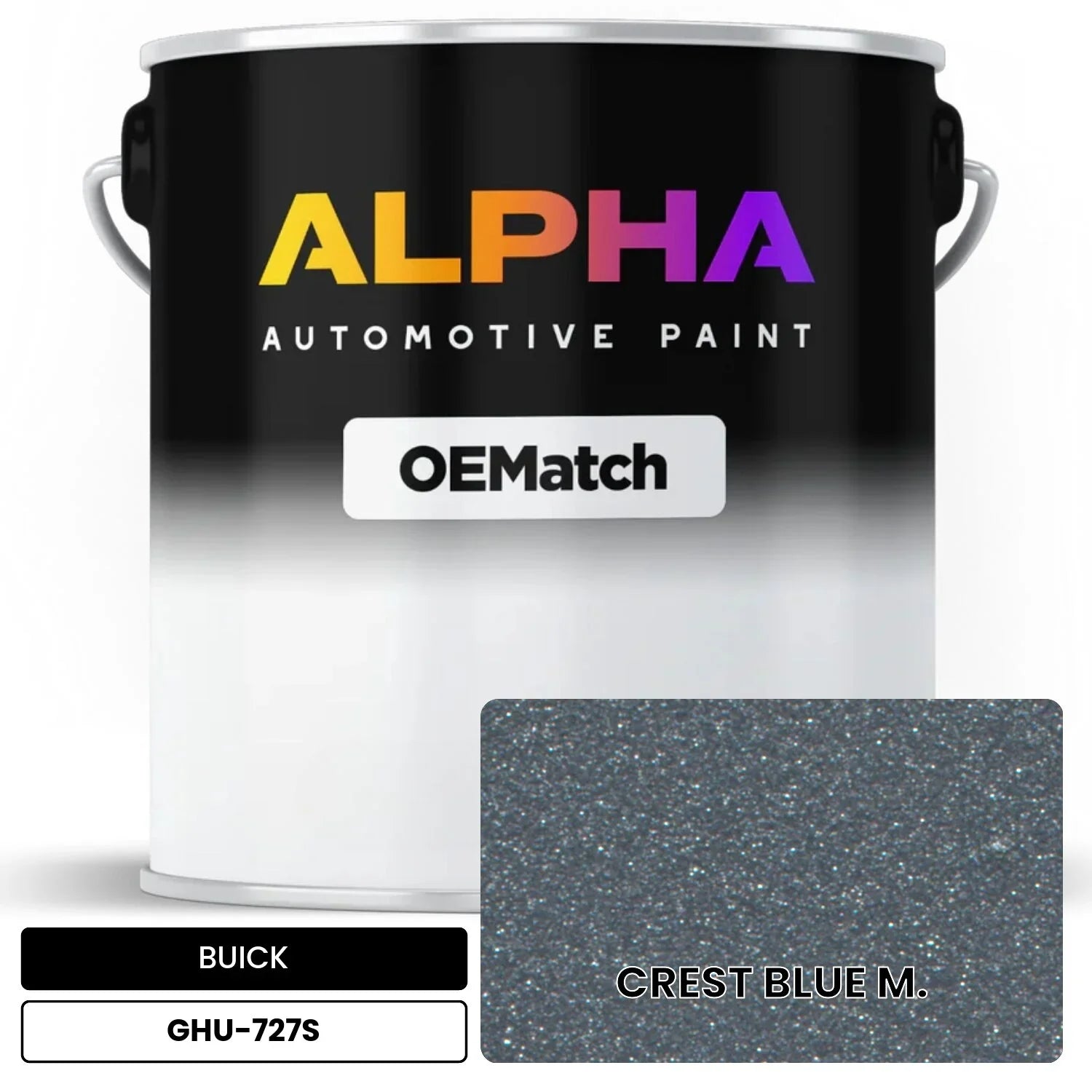 BUICK CREST BLUE M. GHU-727S OEMatch Basecoat
