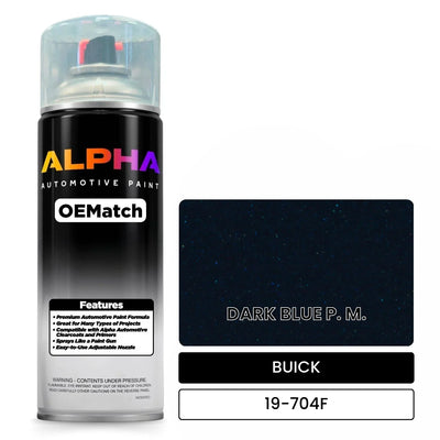 BUICK DARK BLUE P. M. 19-704F | OEMatch Automotive Spraycan