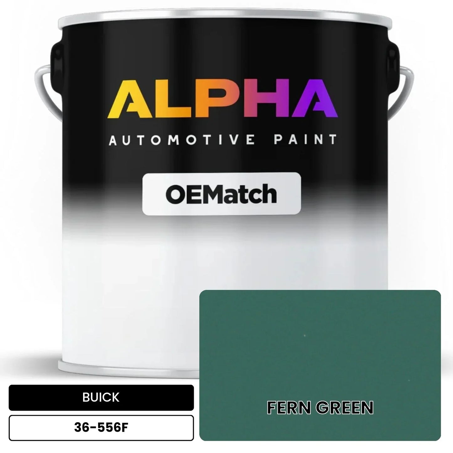 BUICK FERN GREEN 36-556F OEMatch Basecoat